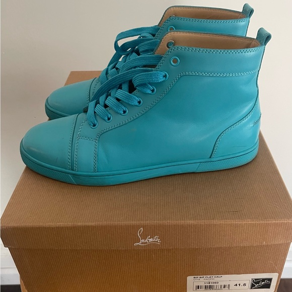 A pair of slightly used Christian Louboutin ‘s Pacific color size 41.5. - Picture 4 of 12